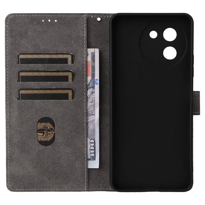 For Doogee Note 59 / Note 59 Pro Case Wallet RFID Blocking PU Leather Phone Cover Stand with Strap - Black - 5
