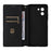 For Doogee Note 59 / Note 59 Pro Case Wallet Rhombus Imprinted Leather Phone Cover - Red - 5