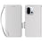 For OnePlus 13T 5G Case with Wrist Strap Litchi Texture PU Leather Wallet Phone Cover - White - 1