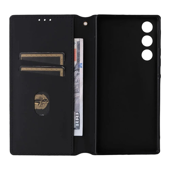 For ZTE nubia Redmagic 10 Air 5G Case Wallet Rhombus Imprinted Leather Phone Cover - Silver - 5