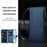 For Google Pixel 8 Leather Case 9 Card Slots Zipper Wallet Stand Phone Cover with Wrist Strap - Dark Blue - 6
