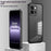 For OnePlus 13T 5G Matte Case Aluminium Alloy + PC Phone Cover Pop-Up Snap Lock - Black - 3