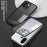For OnePlus 13T 5G Matte Case Aluminium Alloy + PC Phone Cover Pop-Up Snap Lock - Black - 4