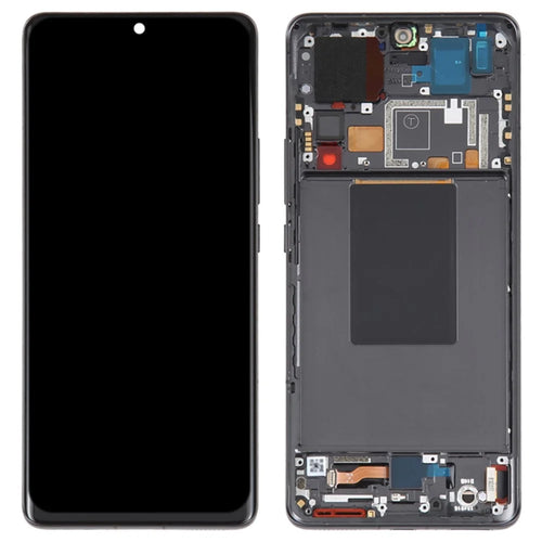 For Xiaomi 12 Pro 5G / 12S Pro 5G Grade C LCD Screen and Digitizer Assembly + Frame Part (TFT Technology) (Without Logo) - Black - 1