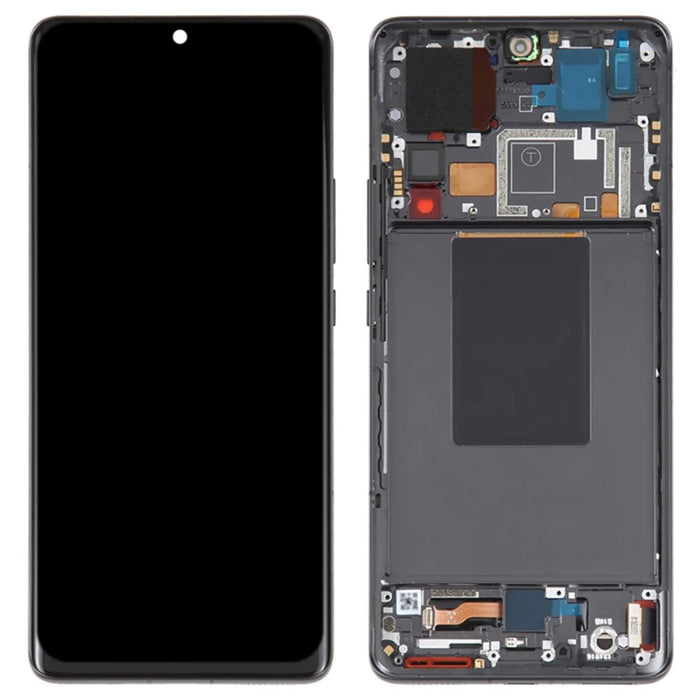 For Xiaomi 12 Pro 5G / 12S Pro 5G Grade C LCD Screen and Digitizer Assembly + Frame Part (TFT Technology) (Without Logo) - Black - 1