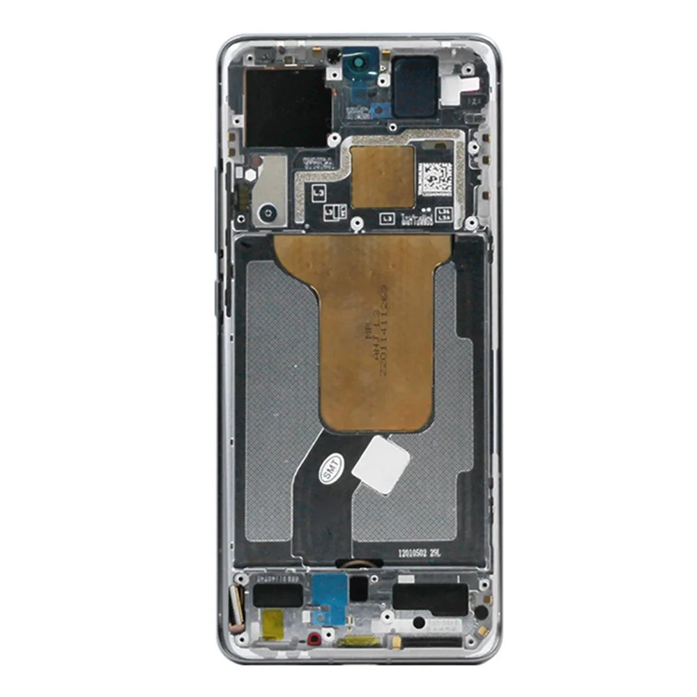 For Xiaomi 12 5G / 12X 5G Grade C LCD Screen and Digitizer Assembly + Frame Part (TFT Technology) (Without Logo) - Silver - 2