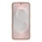 For Samsung Galaxy S25 Edge Magnetic Case TPU + PC Phone Back Cover Skin Touch Wave Shape - Pink - 2