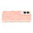 For Samsung Galaxy S25 Edge Magnetic Case TPU + PC Phone Back Cover Skin Touch Wave Shape - Pink - 4