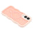 For Samsung Galaxy S25 Edge Magnetic Case TPU + PC Phone Back Cover Skin Touch Wave Shape - Pink - 5