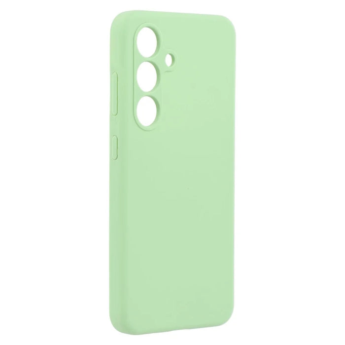 For Samsung Galaxy S25+ Cell Phone Case Liquid Silicone Dropproof Cover - Green - 4