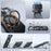 For iPhone 16 Pro Max Bumper Case Z-Shape Design Magnetic Boardless Phone Back Cover with Kickstand - Black - 7