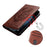 For iPhone 16 Plus Stand Case Lucky Deer Imprinted Magnetic Closure Leather Wallet Phone Cover - Brown - 4