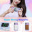 For iPhone 16 Magnetic Case Wave Edge Glitter TPU Phone Back Cover - Laser Butterfly - 2