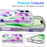 For iPhone 16 Magnetic Case Wave Edge Glitter TPU Phone Back Cover - Laser Butterfly - 6