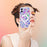 For iPhone 16 Magnetic Case Wave Edge Glitter TPU Phone Back Cover - Laser Butterfly - 7