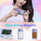 For iPhone 16 Pro Max Magnetic Case Wave Edge Glitter TPU Phone Back Cover - Laser Star - 2