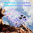 For iPhone 16 Pro Max Magnetic Case Wave Edge Glitter TPU Phone Back Cover - Laser Star - 3