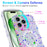 For iPhone 16 Pro Max Magnetic Case Wave Edge Glitter TPU Phone Back Cover - Laser Star - 5
