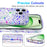 For iPhone 16 Pro Max Magnetic Case Wave Edge Glitter TPU Phone Back Cover - Laser Star - 6