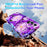 For iPhone 16 Plus Magnetic Case Wave Edge Glitter TPU Phone Back Cover - GWL10222 - 3