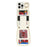 For iPhone 13 Pro Max / 12 Pro Max Case with Zipper Pouch / Ring Kickstand / Strap Litchi Texture PU + TPU Phone Cover - White - 5