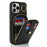 For iPhone 14 Pro Max Case with Zipper Pouch / Ring Kickstand / Strap Litchi Texture PU + TPU Phone Cover - Black - 2