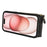 For iPhone 15 Case with Zipper Pouch / Ring Kickstand / Strap Litchi Texture PU + TPU Phone Cover - Black - 4