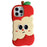 For iPhone 16 Pro Max Silicone Case Unique Apple Style Shockproof Phone Back Cover - Red - 1