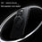 For iPhone 16 Pro Max Case Compatible with MagSafe Kickstand Carbon Fiber Texture PC + TPU Back Cover with Silicone Ring - Black - 3