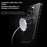 For iPhone 16 Pro Case Compatible with MagSafe Kickstand Carbon Fiber Texture PC + TPU Back Cover with Silicone Ring - Black - 4