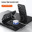 For iPhone 16 Pro Max Case Compatible with MagSafe Kickstand Carbon Fiber Texture PC + TPU Back Cover - Black - 2