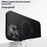 For iPhone 16 Pro Max Case Compatible with MagSafe Kickstand Carbon Fiber Texture PC + TPU Back Cover - Black - 4