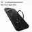 For iPhone 16 Pro Case Compatible with MagSafe Kickstand Carbon Fiber Texture PC + TPU Back Cover - Black - 3