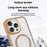 For iPhone 16 Pro Max Magnetic Case Shockproof TPU + PC Clear Back Phone Cover - Grey - 4