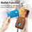 For Realme 14 Pro 5G Case with Card Holder Kickstand Leather Phone Back Cover - Brown - 7