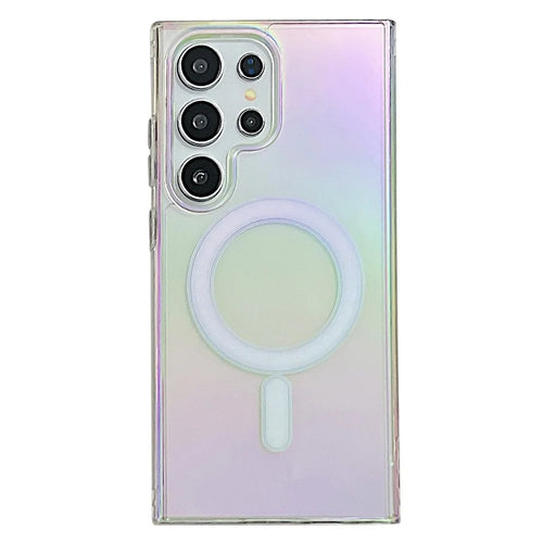 For Samsung Galaxy S25 Ultra Magnetic Case Acrylic + TPU Gradient Phone Cover - 1