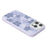 JAUCASE For iPhone 16 Pro Magnetic Case Glitter Flower Pattern PU + TPU + PC Phone Back Cover - Purple - 5