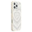 JAUCASE For iPhone 16 Pro Max Magnetic Case Heart Pattern PU + TPU + PC Phone Back Cover - White - 1