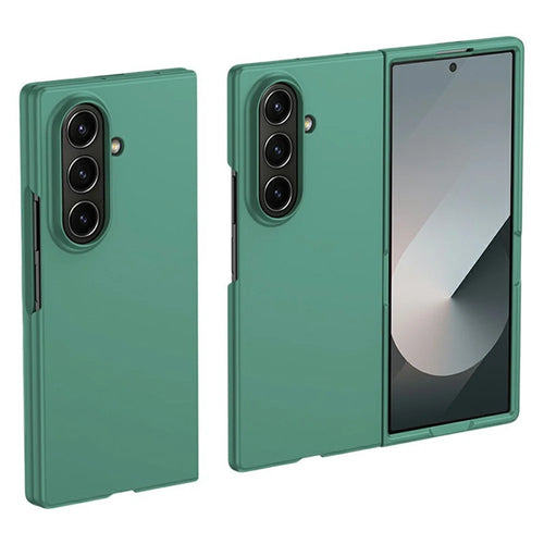 For Samsung Galaxy Z Fold7 5G Case Skin-Touch Texture Hard PC Folding Phone Cover - Dark Green - 1