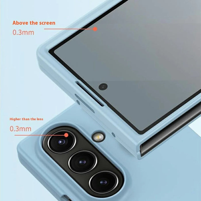 For Samsung Galaxy Z Fold7 5G Case Skin-Touch Texture Hard PC Folding Phone Cover - Dark Green - 5