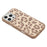 JAUCASE For iPhone 16 Pro Magnetic Case Leopard Print PU + TPU + PC Phone Back Cover - Brown - 5