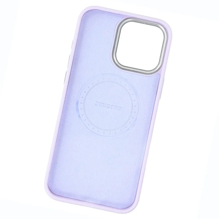 JAUCASE For iPhone 15 Pro Max Magnetic Case Leopard Print PU + TPU + PC Phone Back Cover - Purple - 5
