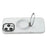 JAUCASE For iPhone 16 Pro Max Magnetic Case with Kickstand TPU + PC Phone Back Cover - White - 5