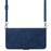 For Samsung Galaxy A14 5G / A14 4G Leather Case with Shoulder Strap Wallet Stand Phone Cover - Sapphire - 5