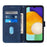 For Samsung Galaxy A14 5G / A14 4G Leather Case with Hand Strap Wallet Stand Phone Cover - Sapphire - 2