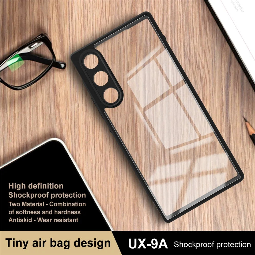 IMAK UX-9A Series for ZTE nubia Redmagic 10 Air 5G Case Clear TPU PC Phone Cover Reinforced Corners - 3