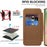 For Samsung Galaxy A56 5G Magnetic Case RFID Blocking Leather Phone Cover - Brown - 5