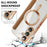 For Samsung Galaxy A56 5G Magnetic Case RFID Blocking Leather Phone Cover - Brown - 6