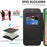 For Samsung Galaxy A56 5G Magnetic Case Rhombus PU Leather Phone Cover - Black - 5
