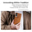 NILLKIN Qin Pro Series for Samsung Galaxy S25 Edge Case with Card Slots Leather Phone Cover - Brown - 4